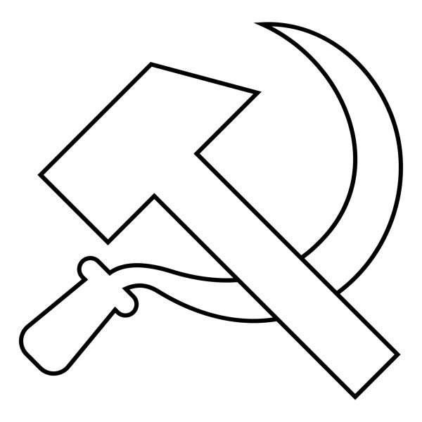 Контур серпа и молота