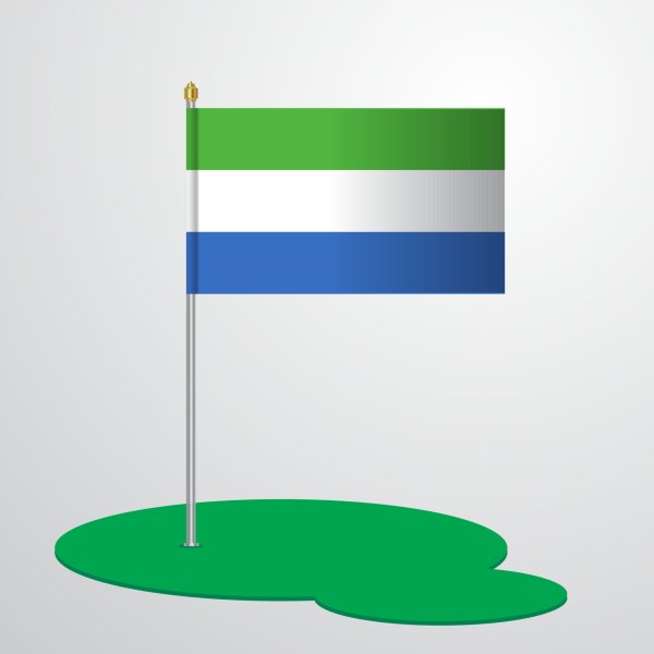 Флаг Сьерра-Леоне PNG