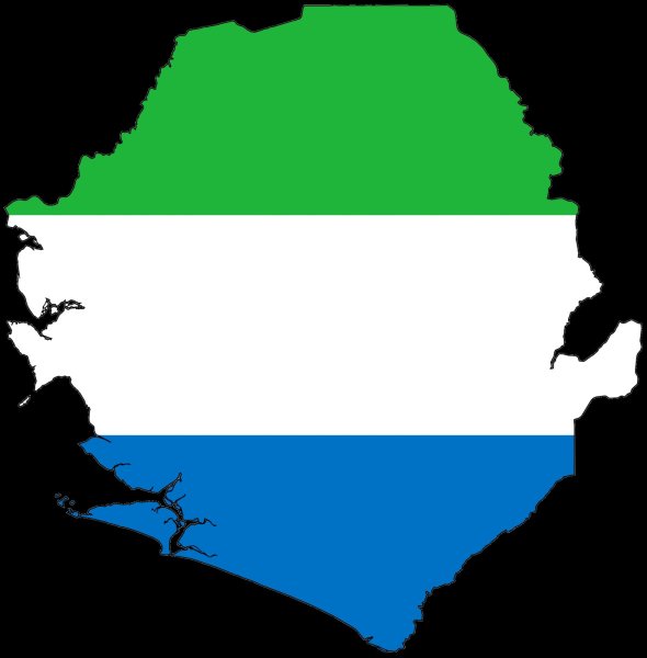 Флаг Югославии Сьерра Леоне