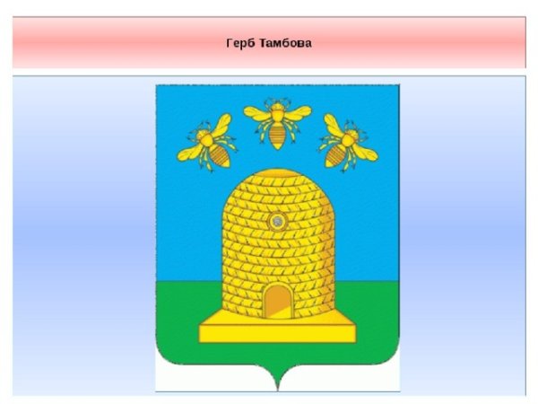 Герб и флаг Тамбова