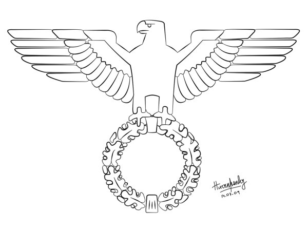 Эмблема третьего рейха Орел