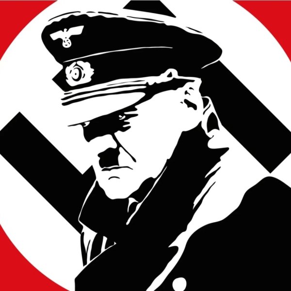 Адольф Гитлер профиль вектор