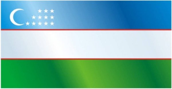 Флаг Республики Узбекистан