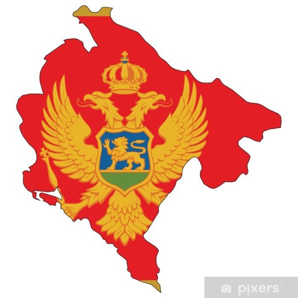 Черногория контур