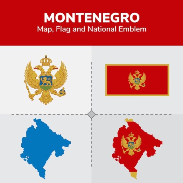 Черногория флаг и герб