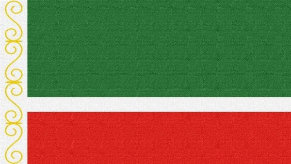 Флаг Чечни узор