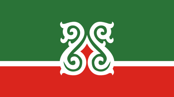 Флаг Чеченской Республики вектор
