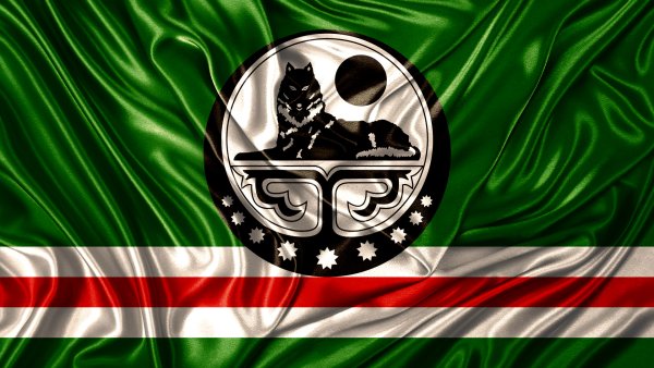 Флаг Чечни и Ичкерии