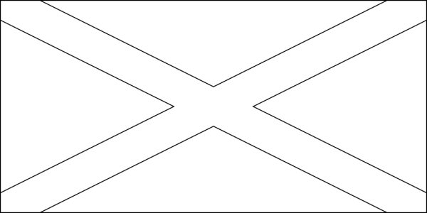 Флаг Северной Ирландии раскраска