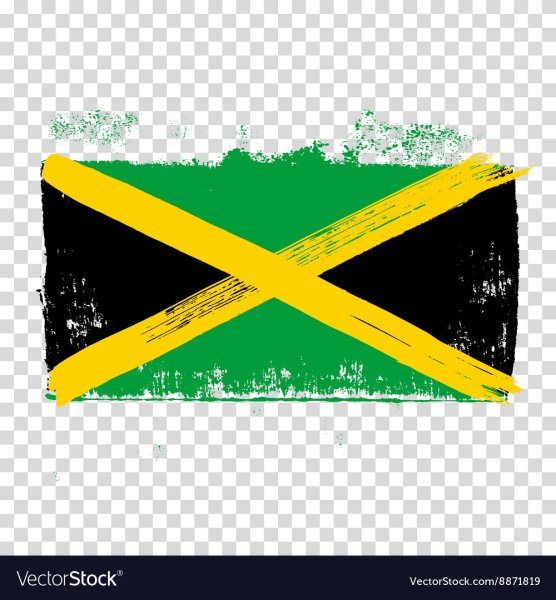 Ямайский флаг вектор