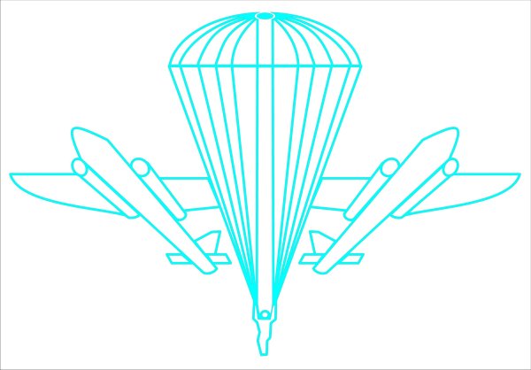 Символика ВДВ парашют