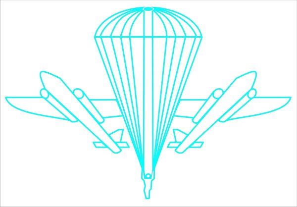 Символика ВДВ парашют