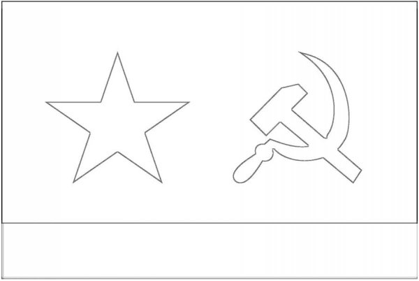 Трафареты флаги войск (45 фото)