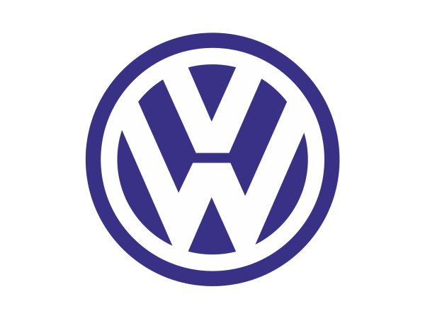 Логотип Фольксваген на белом фоне