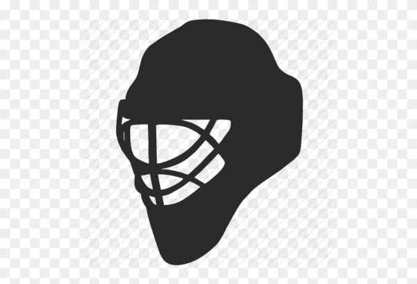 Хоккейный шлем вратаря вектор