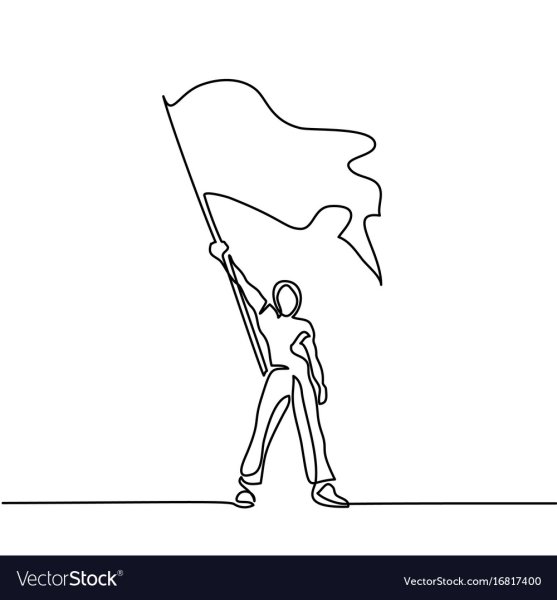 Трафареты человек с флагом (37 фото)