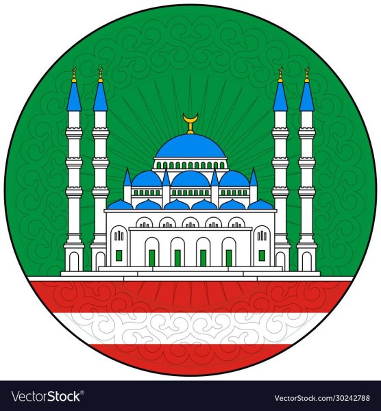Флаг города Грозный Чеченской Республики