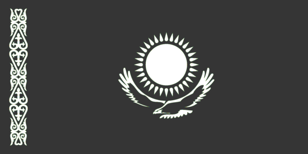 Черный флаг Казахстана