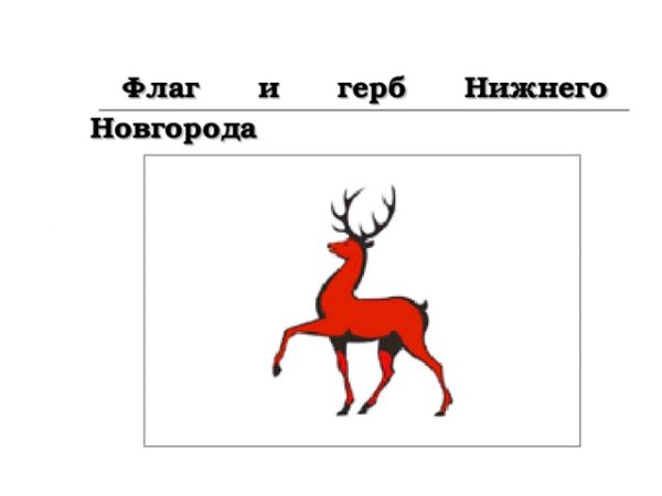 Нижний Новгород герб и флаг