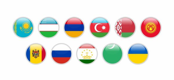 Флаги государств СНГ