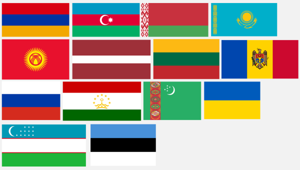 Флаг Содружества независимых государств