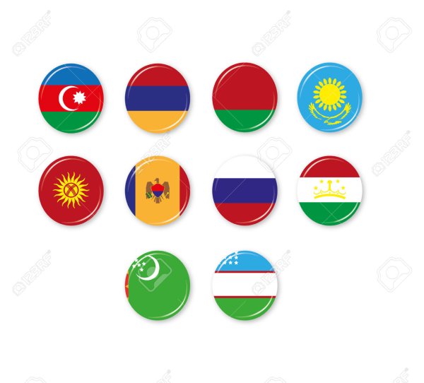 Флаги республик СНГ