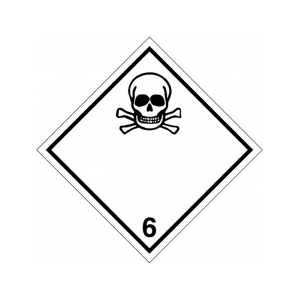 Знак опасности 6.1 токсичные вещества