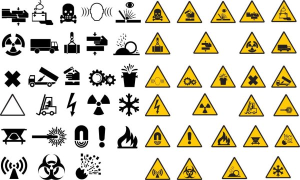 Предупреждающие знаки безопасности