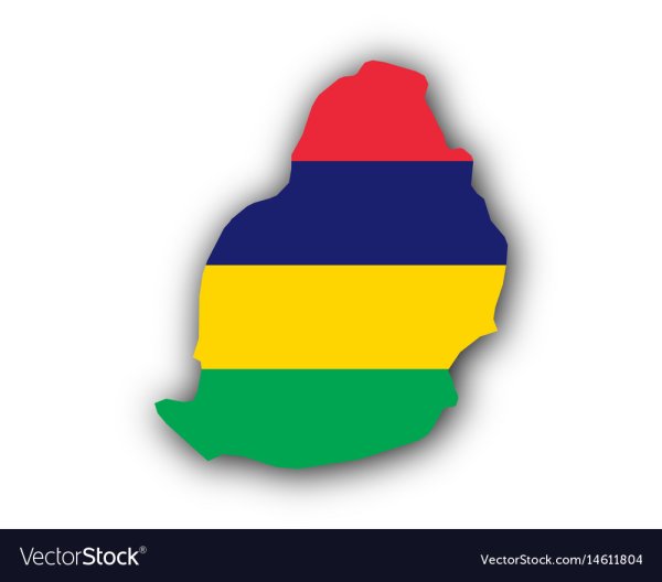 Карта флага Маврикий