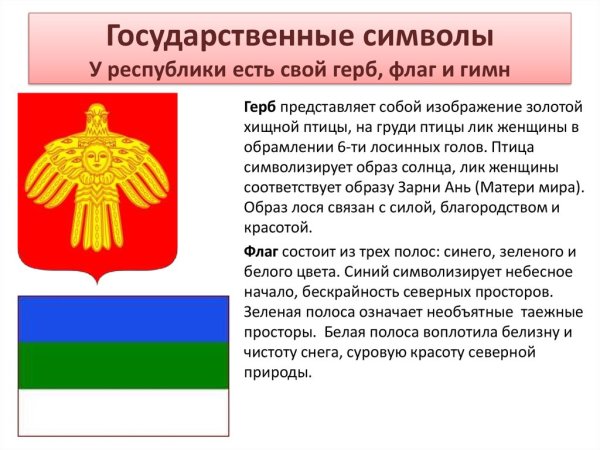 Государственная символика Республики Коми