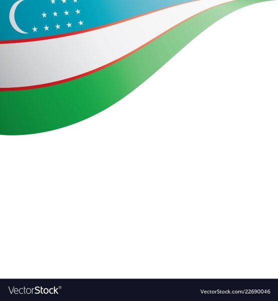 Флаг Узбекистана вектор