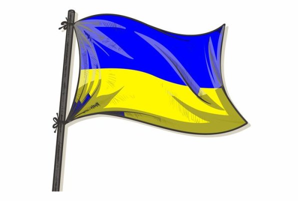 Флаг Украины рисунок