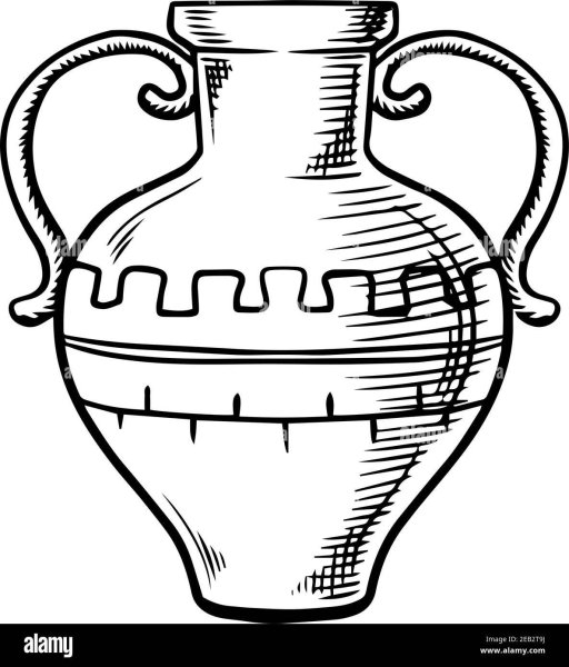 Трафареты древнегреческая ваза с орнаментом (40 фото)