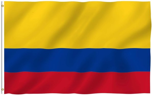 Республика Колумбия флаг