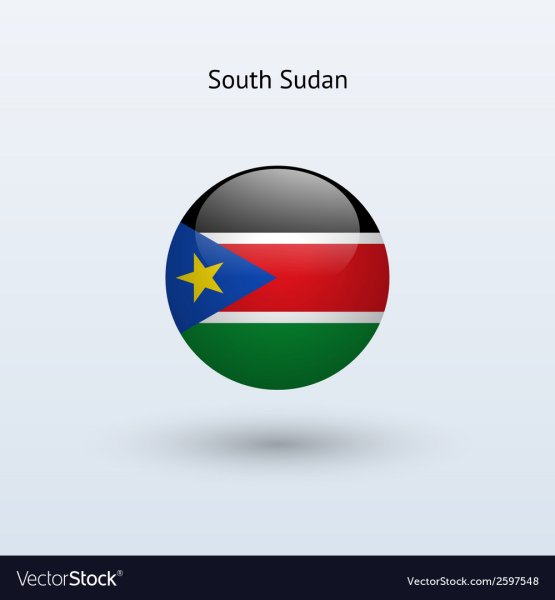 Круглый флаг Судана