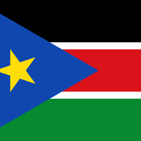 Республика Южный Судан флаг