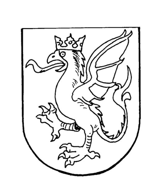 Герб рыцаря раскраска