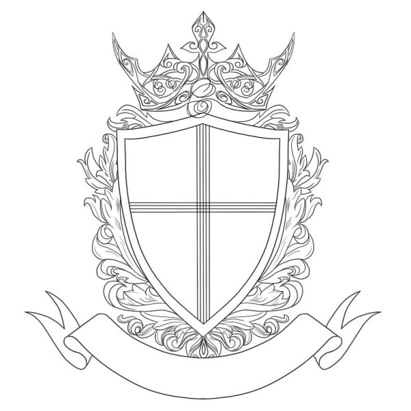 Эскиз фамильного герба