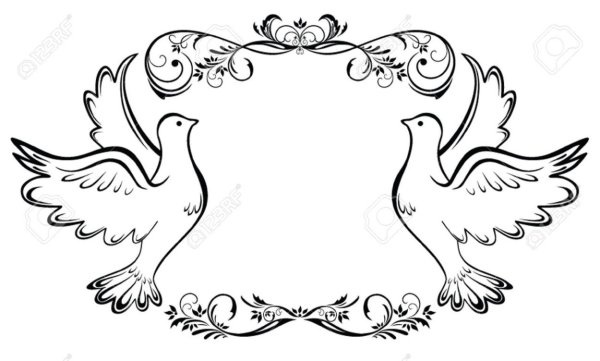 Герб семьи с голубями