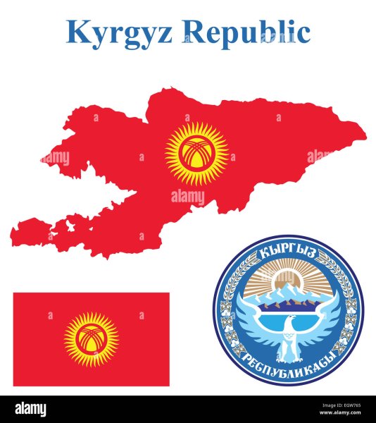 Трафареты герб и флаг кыргызстана (33 фото)