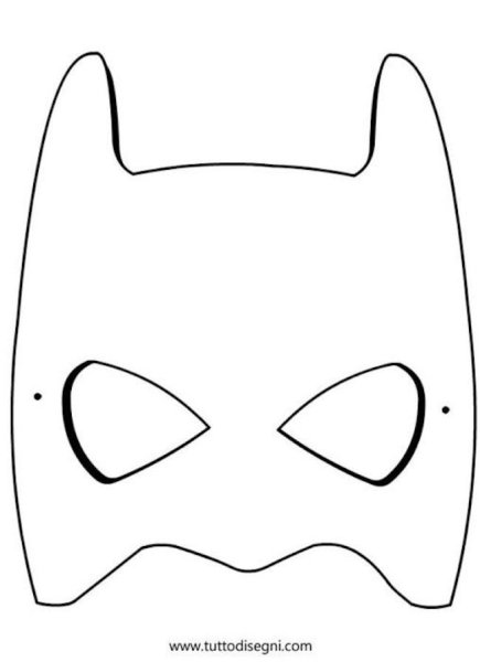 Бумажная маска супергероя