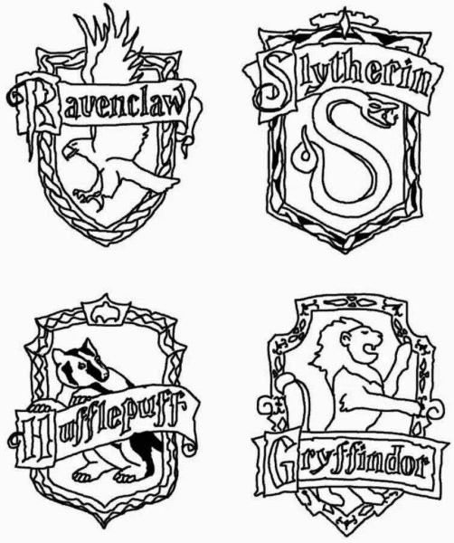 Рисунки Слизерина из Гарри Поттера