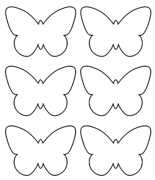 Бабочки для вырезания
