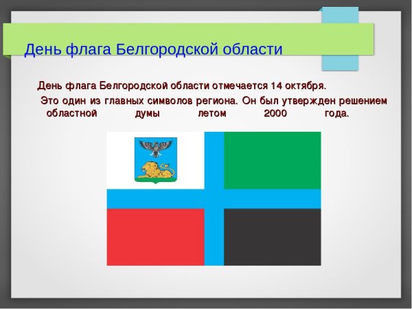 День флага Белгородской области