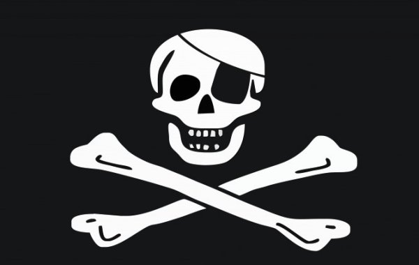 Пиратский флаг детский
