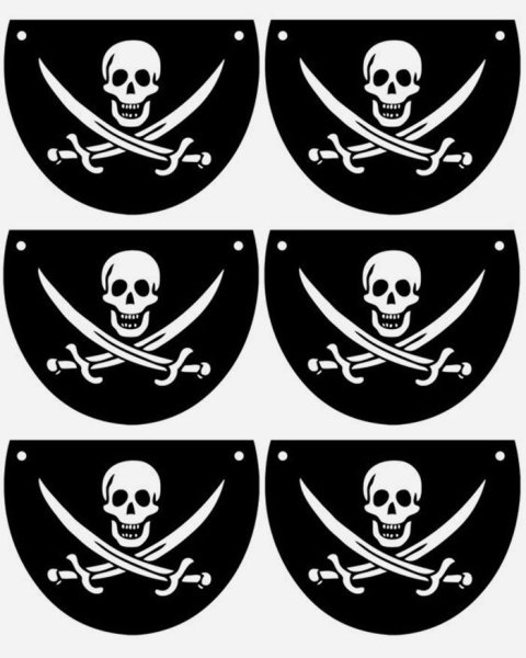 Пиратские флажки