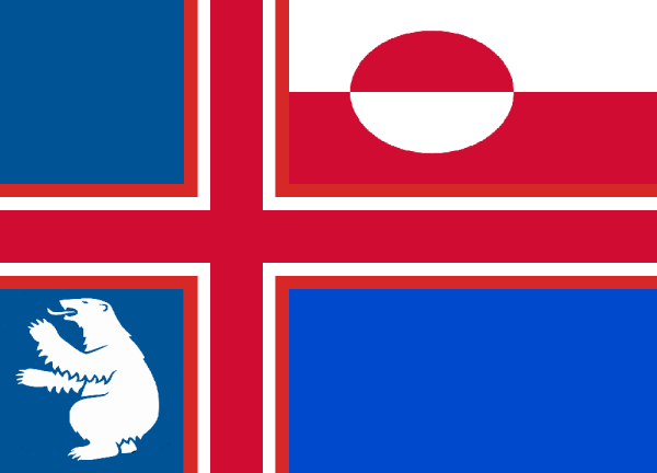 Флаг эскимосов Гренландия