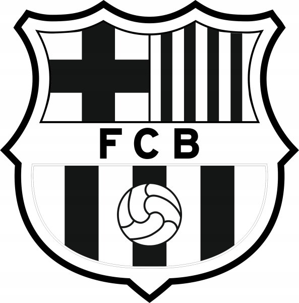 Барселона футбольный клуб рисунок