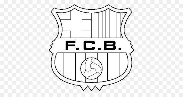 Раскраска Барселона футбольный клуб