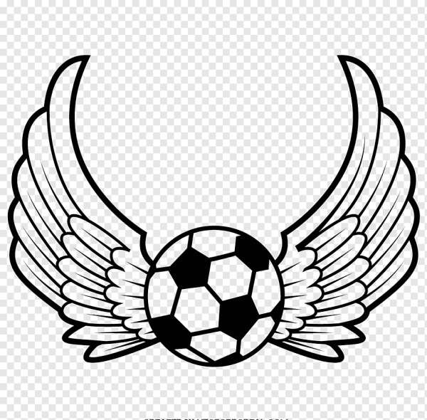 Футбольный мяч с крыльями